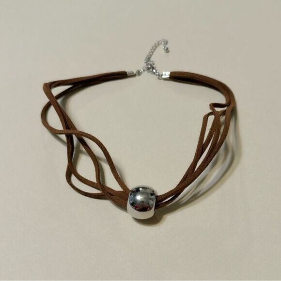 Boho band necklace N799 - Picture 3 of 4